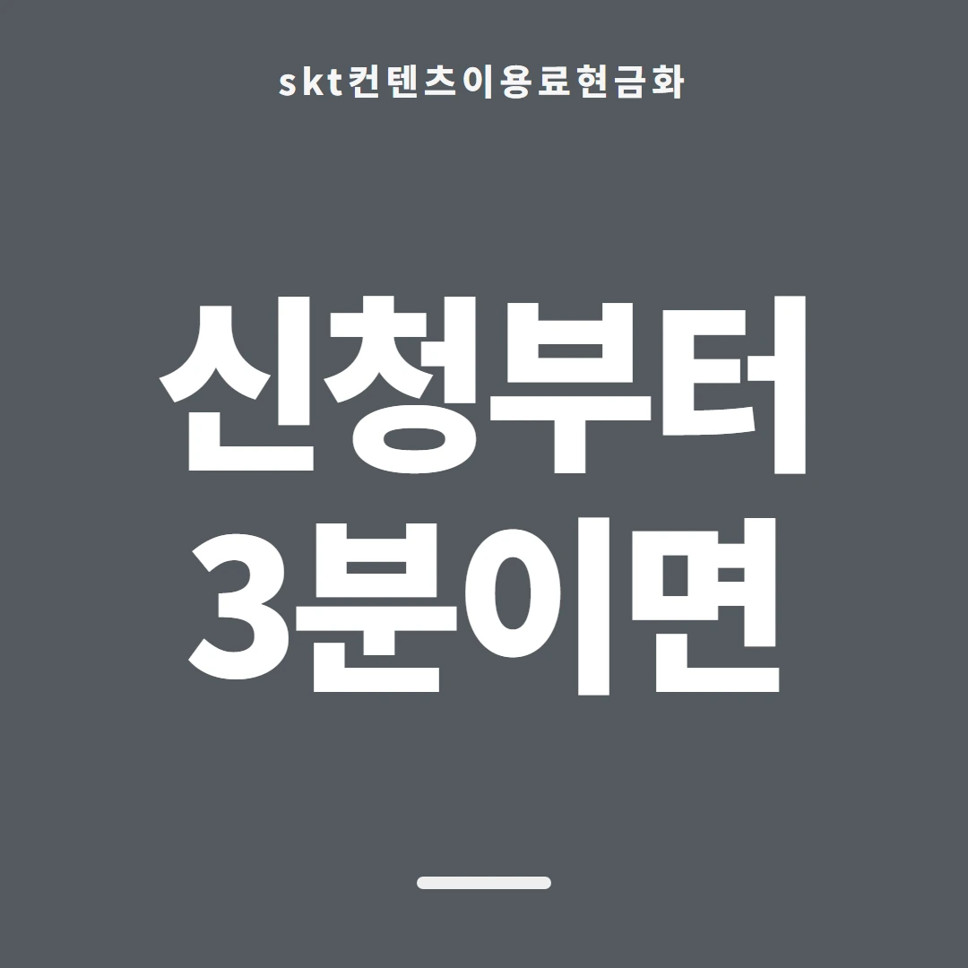 품티켓 SKT 콘텐츠이용료 금액이 정해지는 근거 안내 이미지